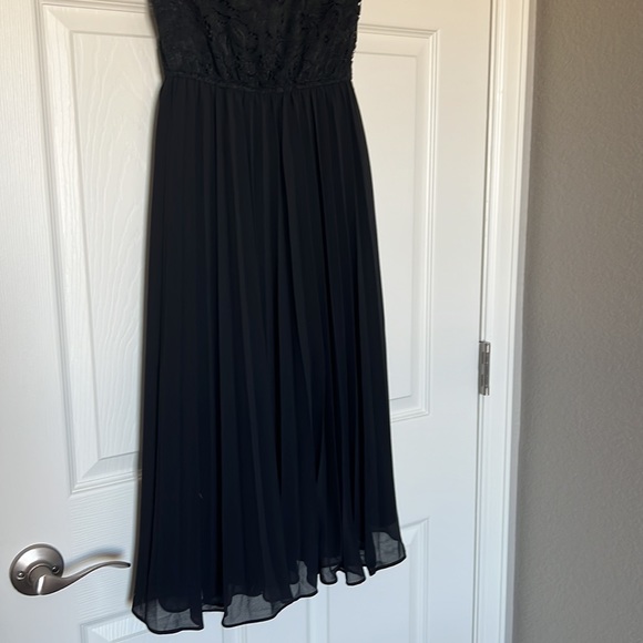 NWT Jolie Moi Lace Bodice Pleated Dress - Picture 3 of 12